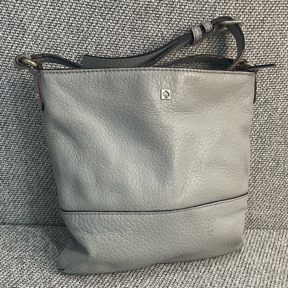 Kate Spade Gray Crossbody Bag Sleek Design - Picture 16 of 16